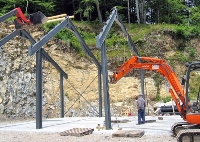 Construction métallique - atelier à Bogève