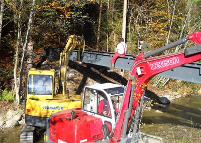 Construction métallique - Lac de la Crossetaz à Habère-Lullin